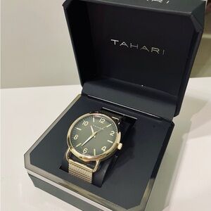 2025 Tahari Mens Watch w/ Mesh Strap Watch